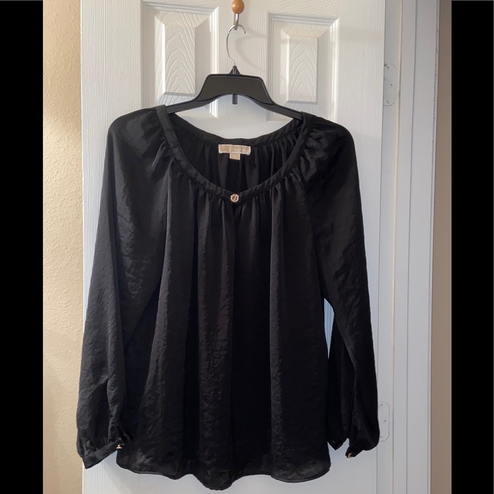 Michael Kors pure silk and black shirt /blouse